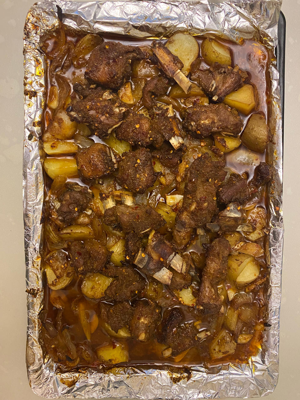 超好吃的烤羊排烤箱版