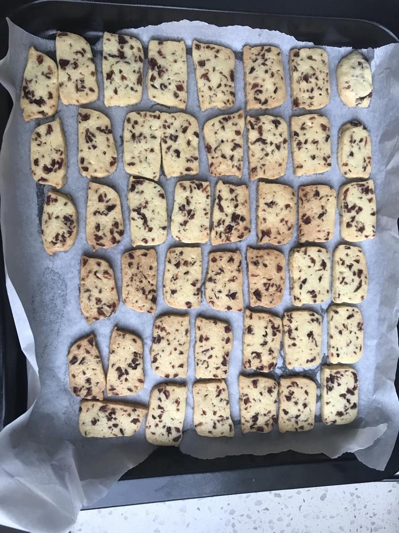 低糖少油版蔓越莓饼干