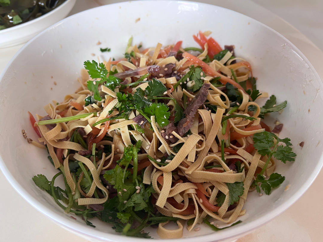 凉拌千张（豆皮）