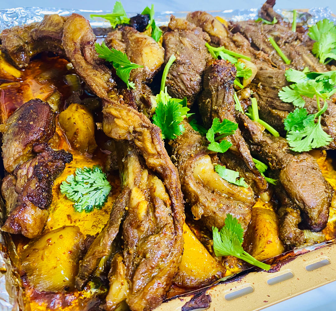 超好吃的烤羊排烤箱版