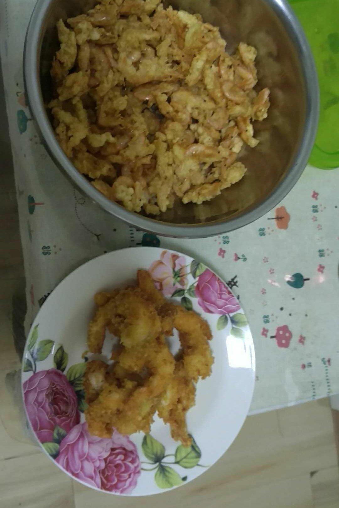 面包糠炸虾