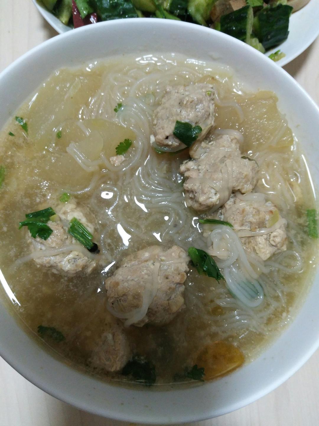 冬瓜汆丸子汤