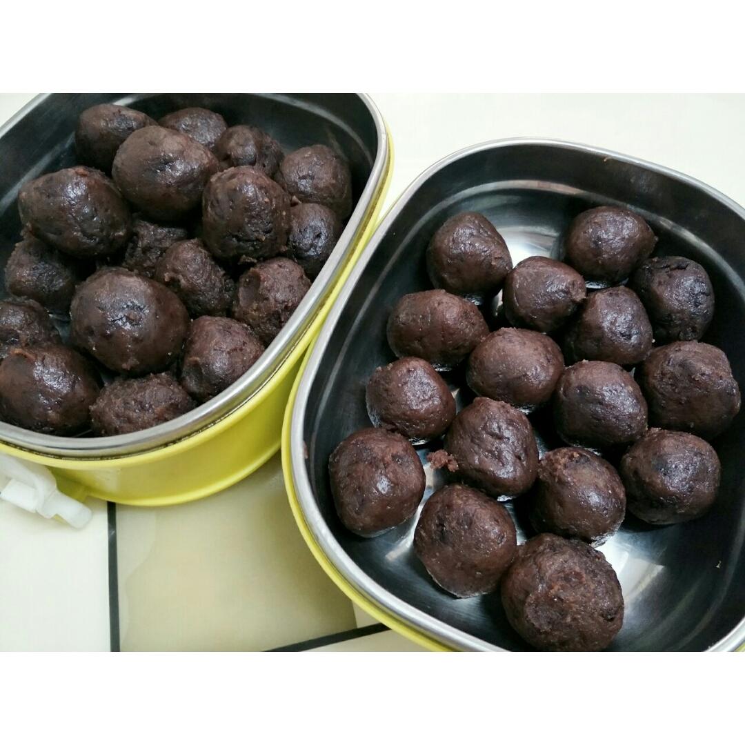 超细腻蛋黄酥豆沙馅