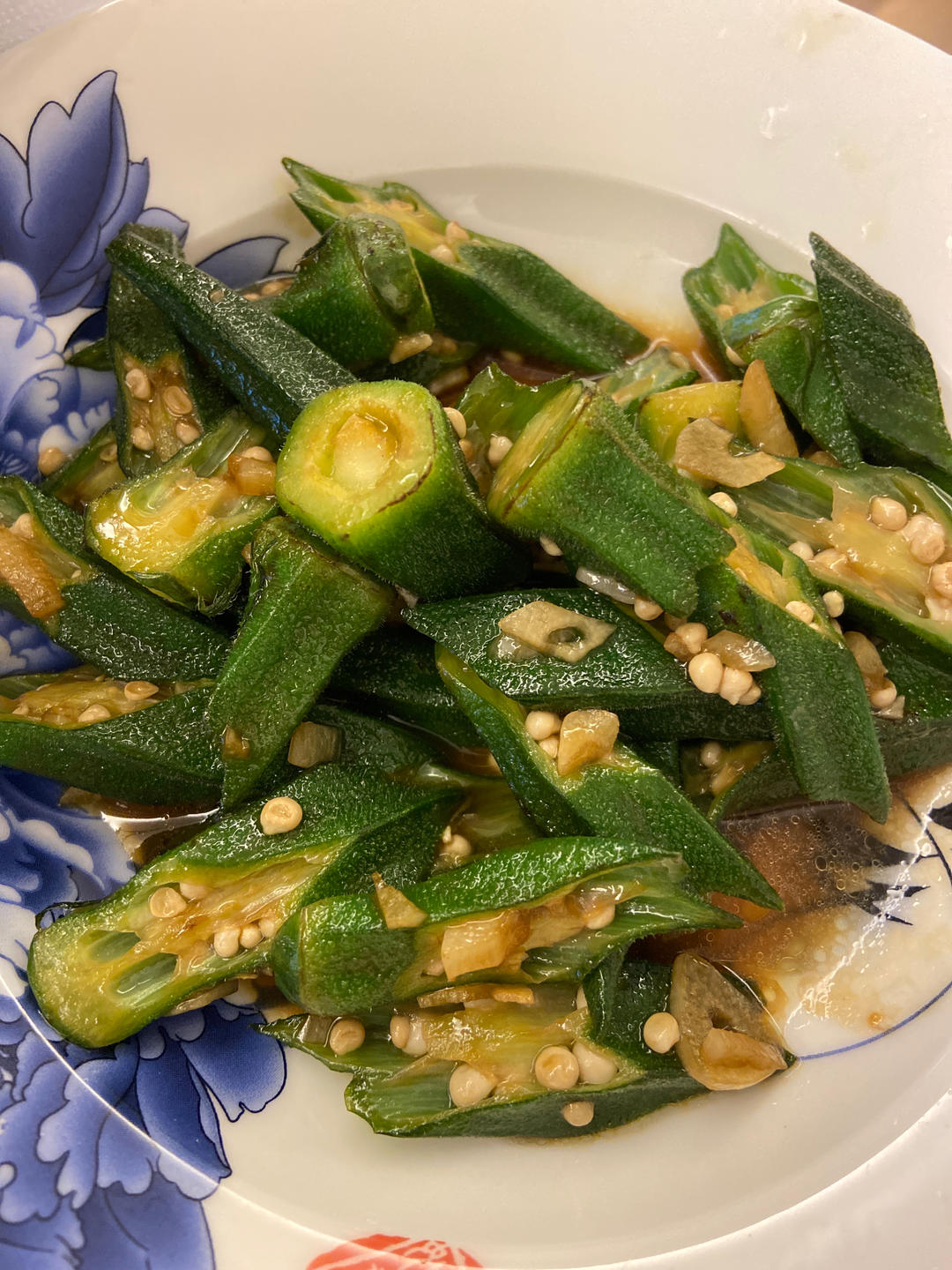 蚝油秋葵