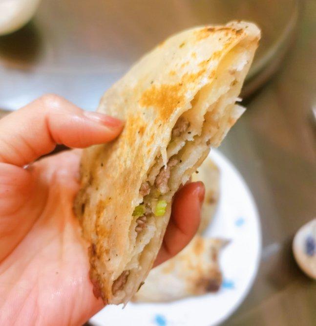 家常葱花手抓饼