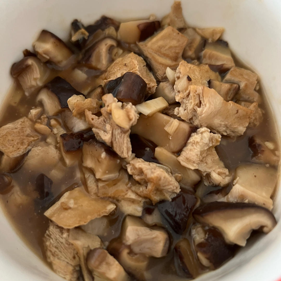 超级下饭的香菇肉沫豆腐