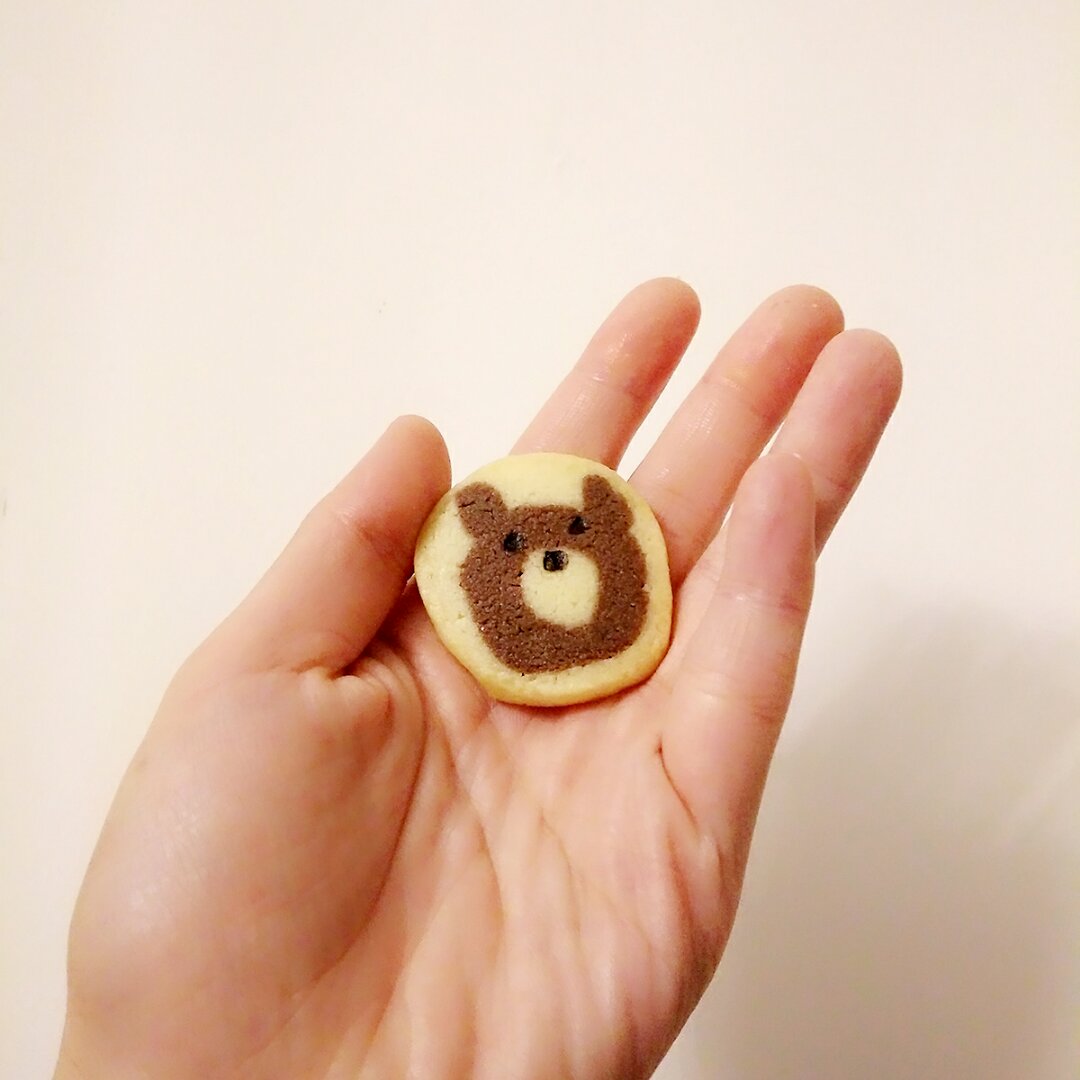 可爱的布朗熊饼干做法