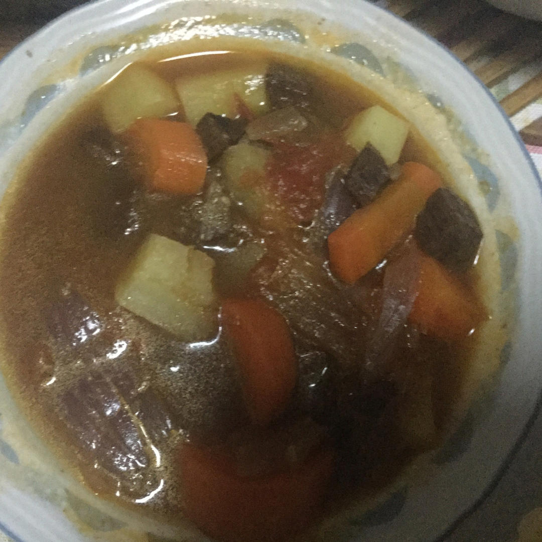 土豆炖牛肉