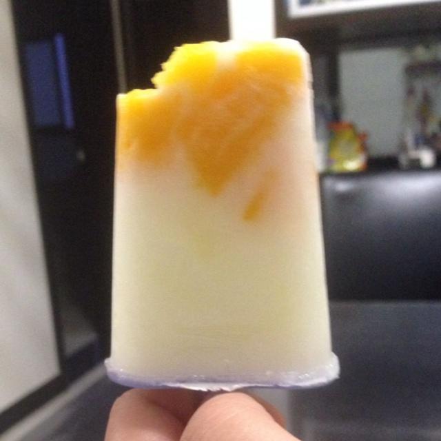 芒果酸奶冰棒的做法