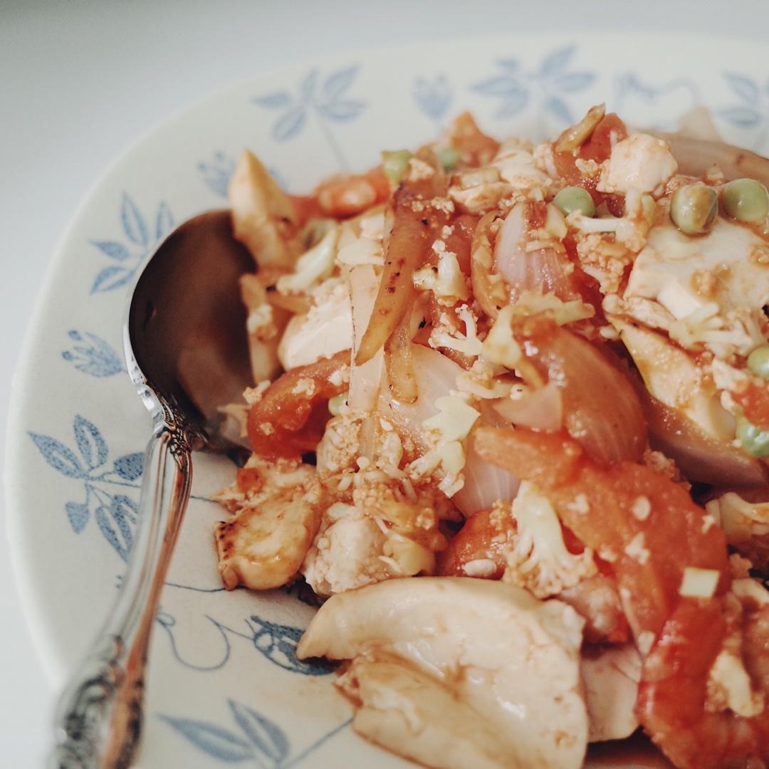 番茄菜花米烩饭丨健康·三餐<好好吃饭7>