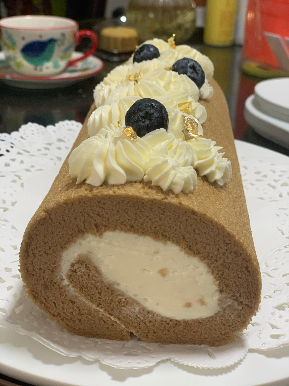 生椰拿铁蛋糕卷