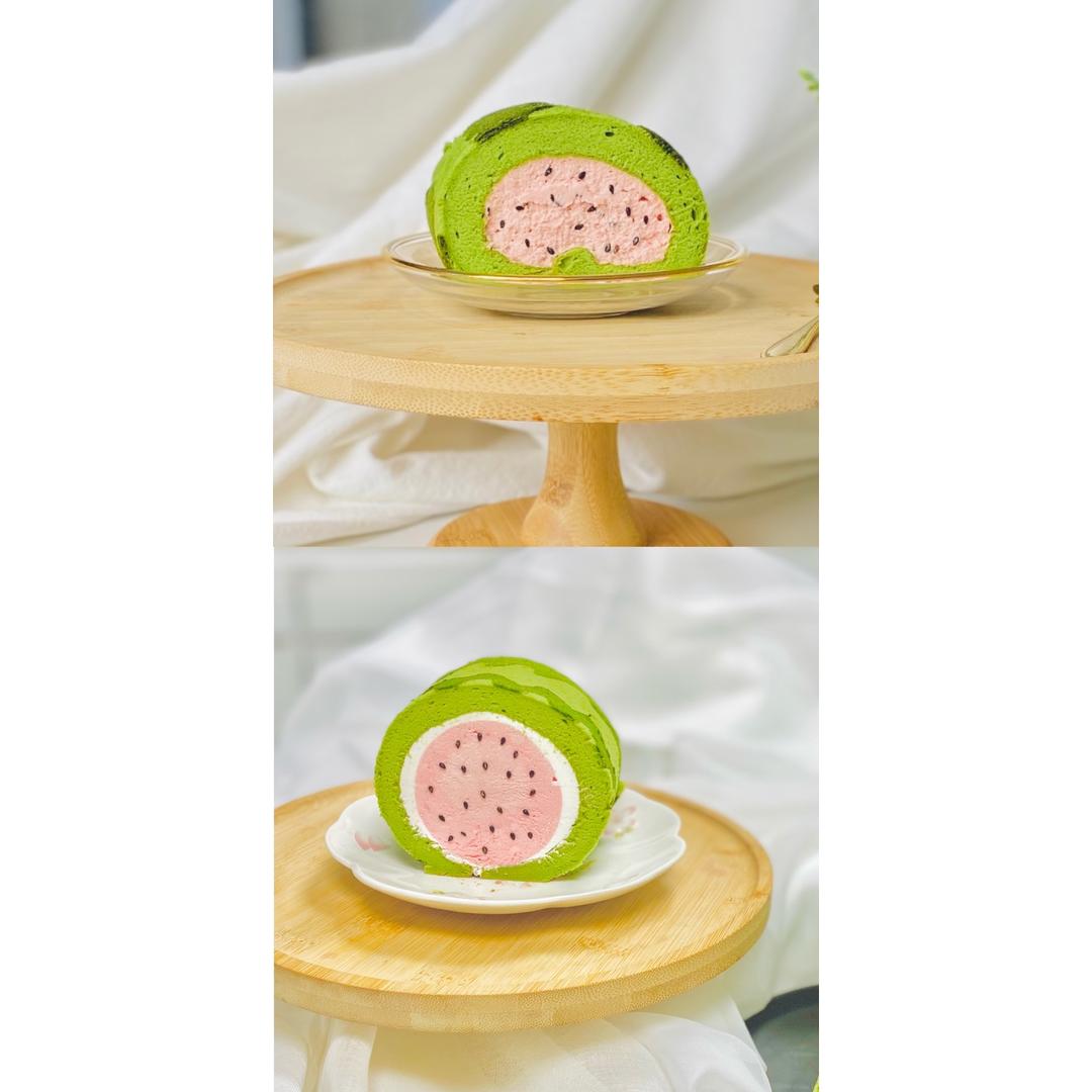 西瓜蛋糕卷