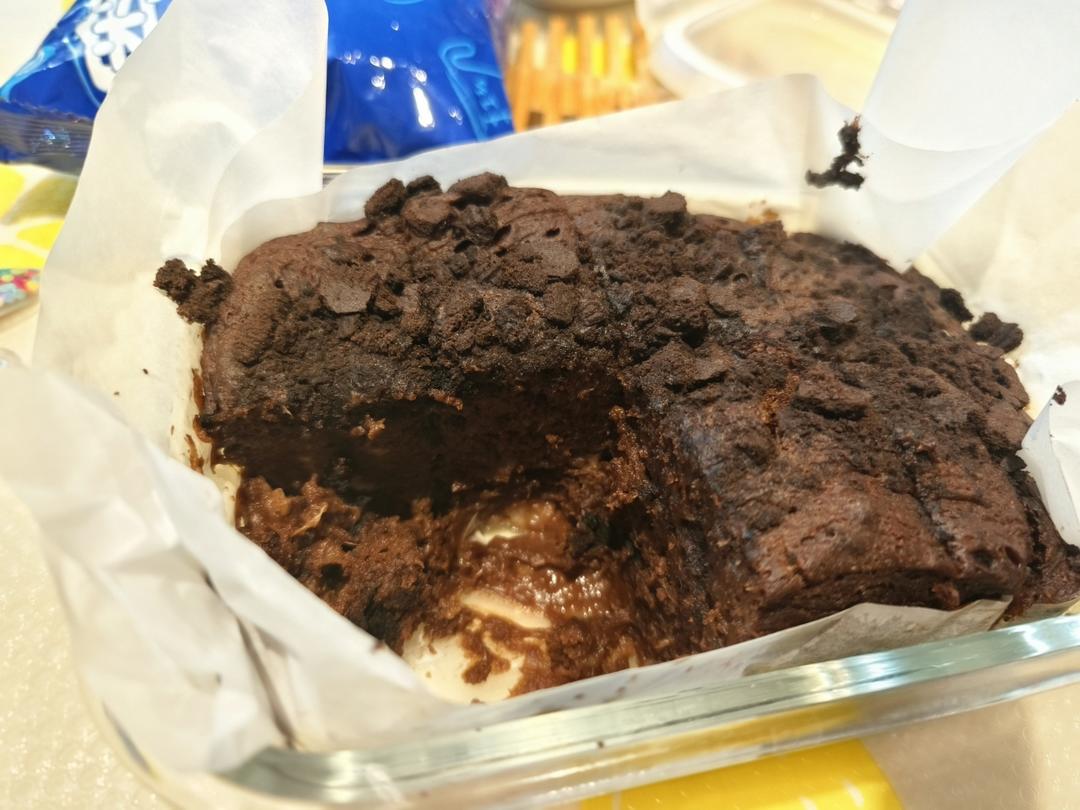 微波炉2分钟完成低卡布朗尼蛋糕