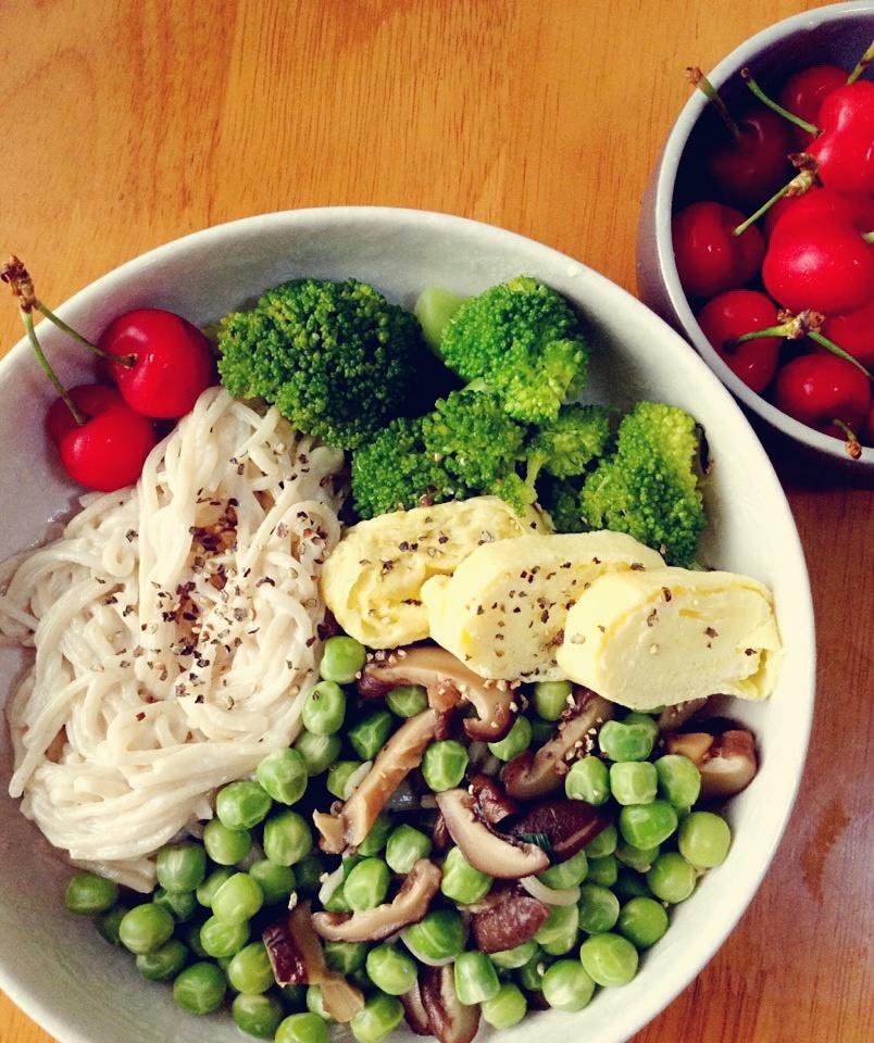 奶油奶酪豌豆意面🍝（减肥期的美味无油版）