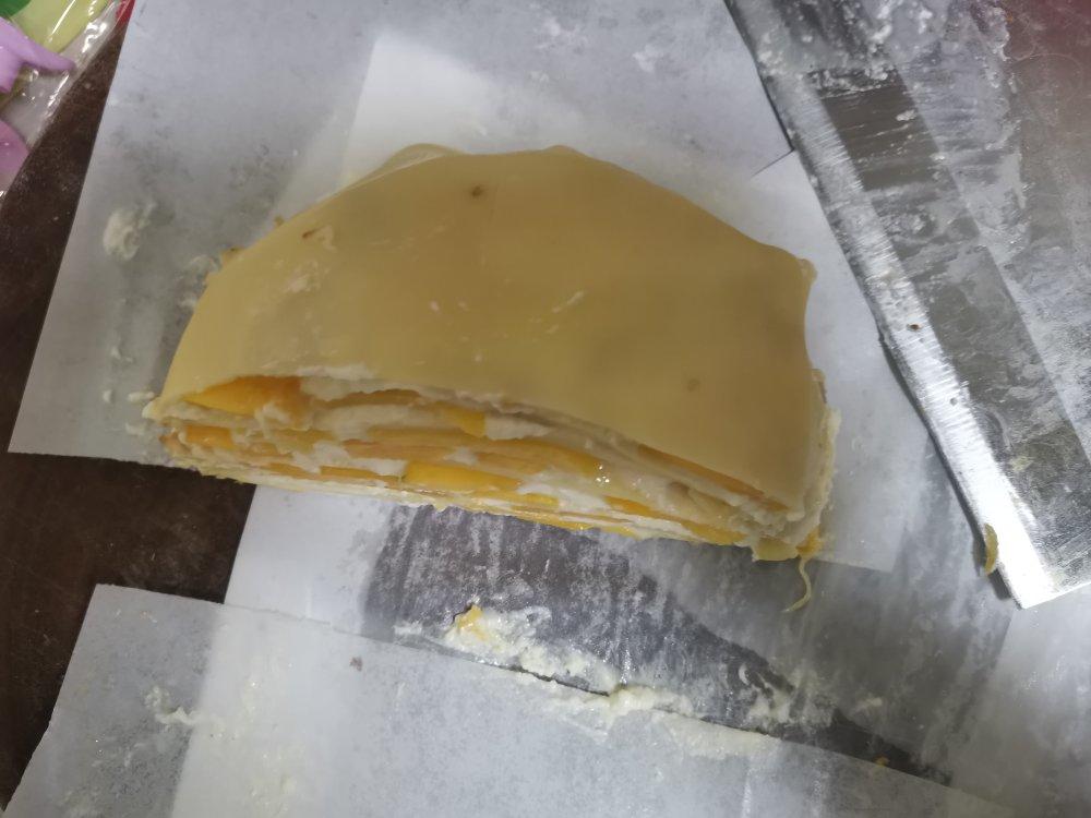 芒果千层蛋糕，100%成功告别煎皮无能