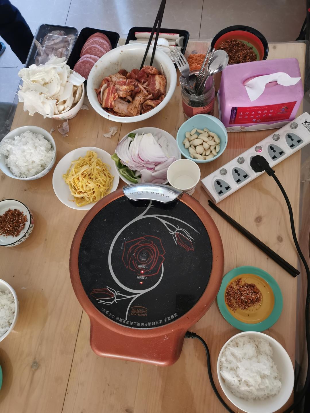 我怎么这么会吃：电饼铛烤肉！