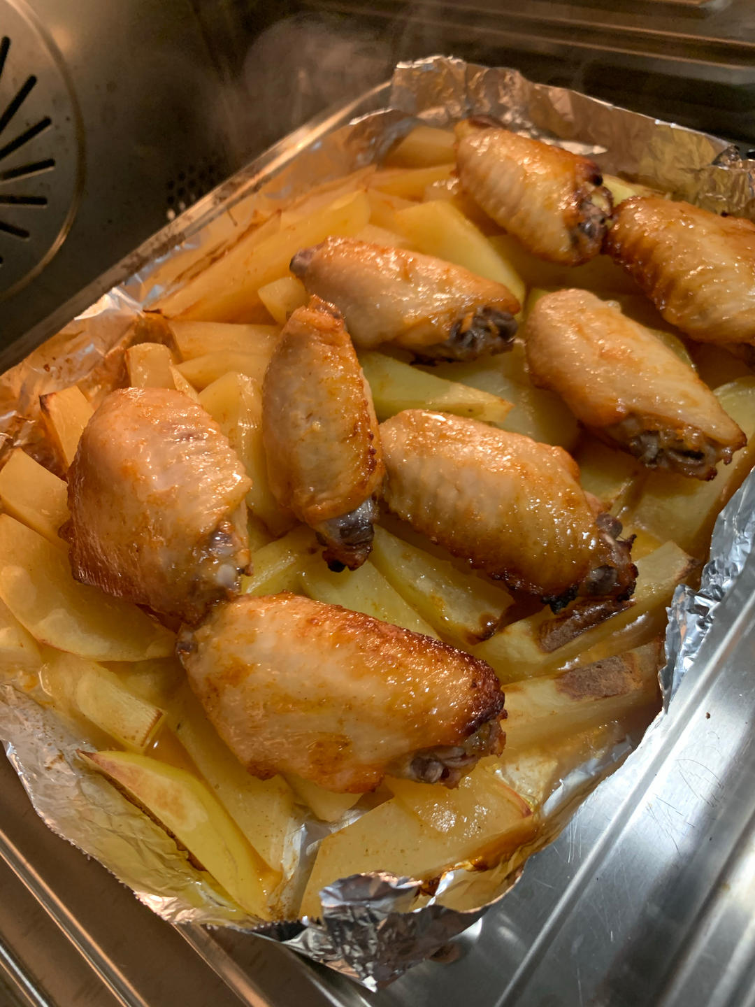 新奥尔良烤鸡翅土豆