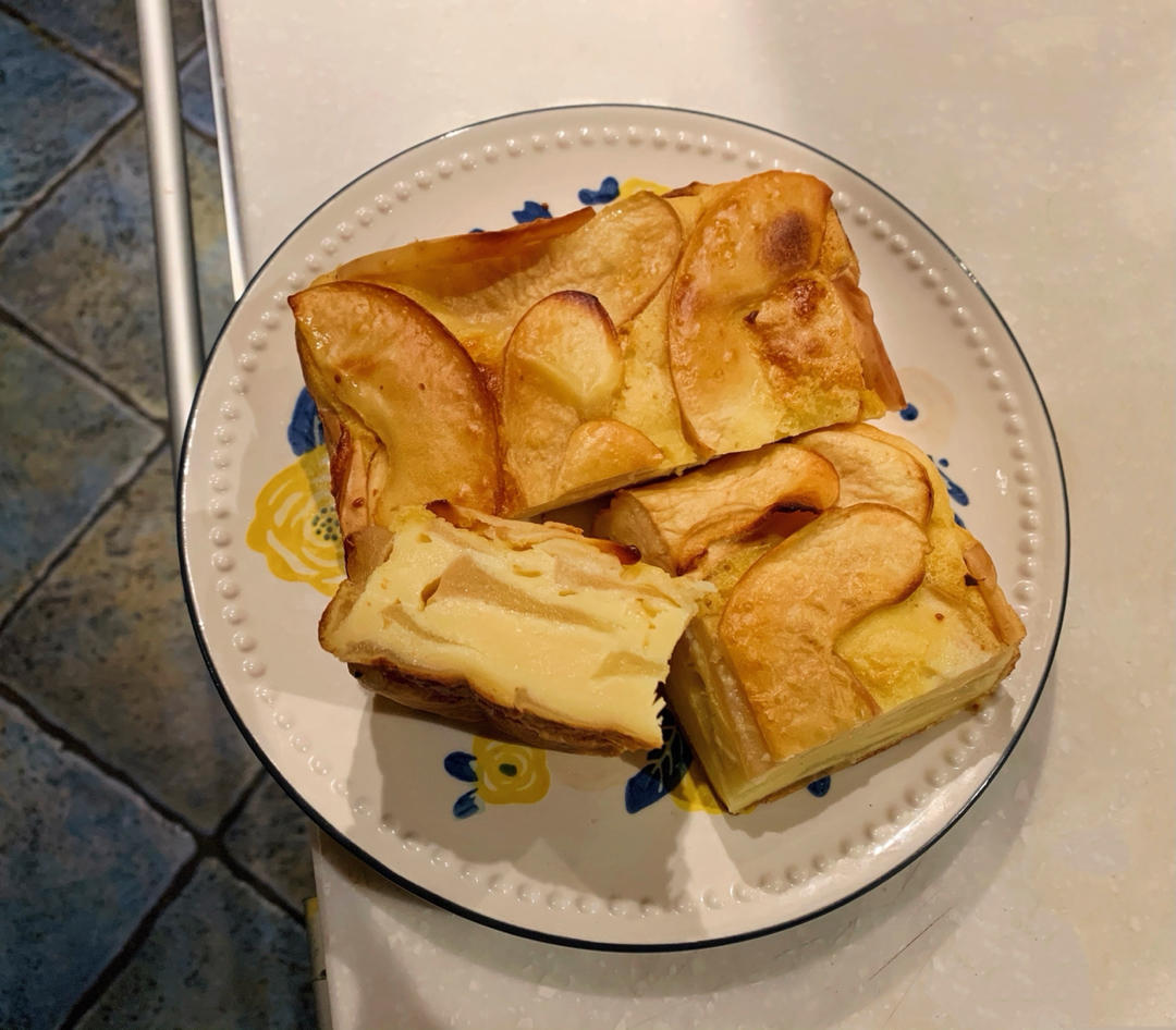 苹果千层蛋糕•(烤箱版无须泡打粉无须打发)