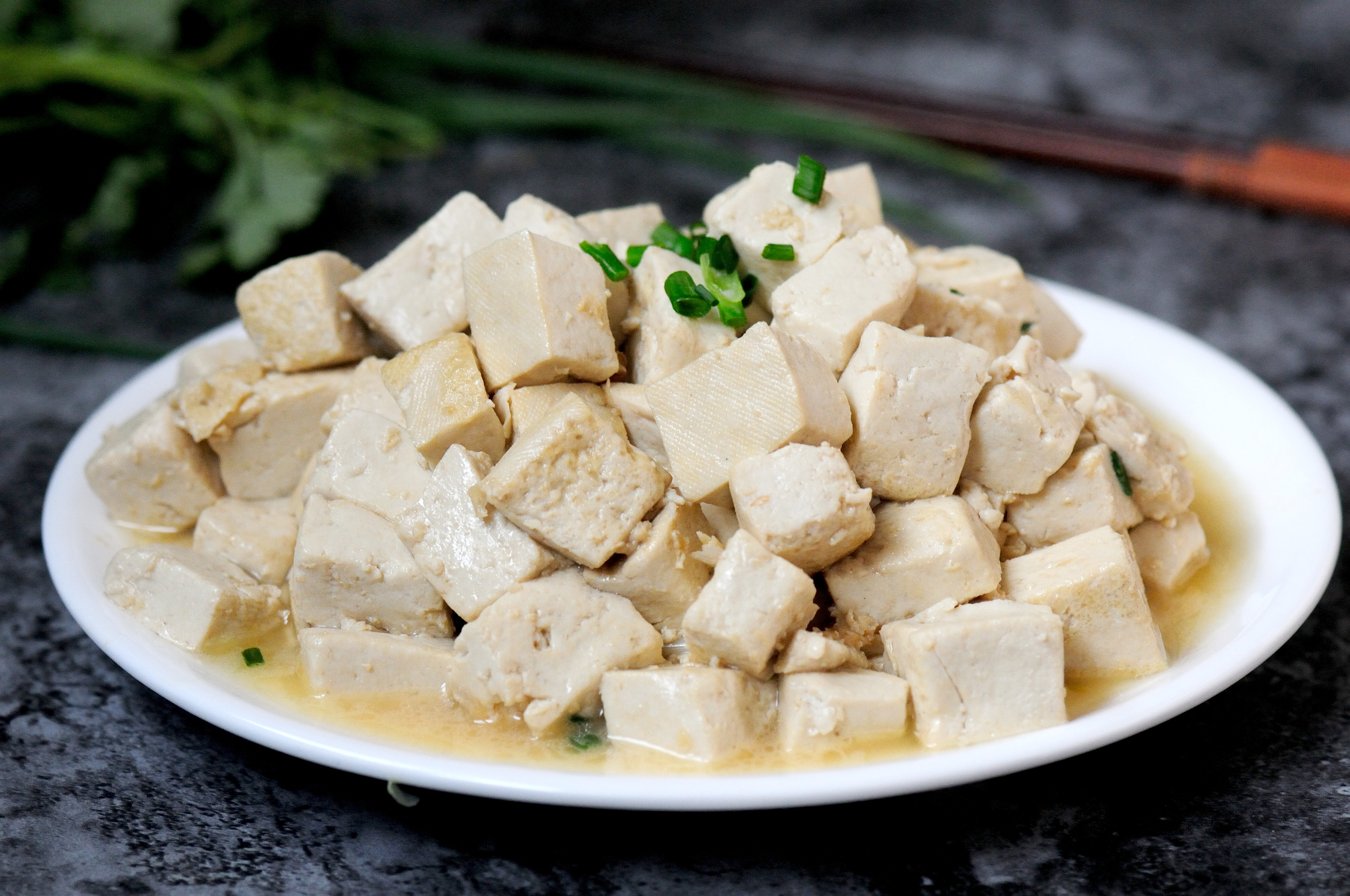 清炒豆腐块 鲜嫩可口又入味 最快手的豆腐炒法的做法