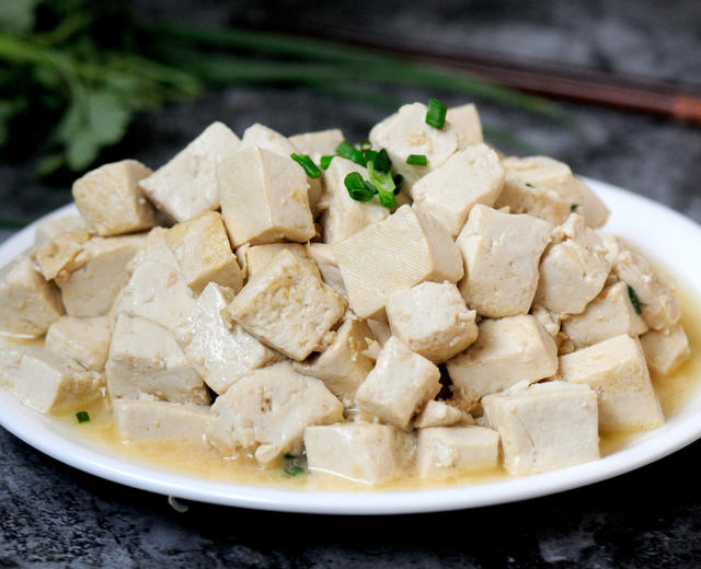 清炒豆腐块 鲜嫩可口又入味 最快手的豆腐炒法的做法
