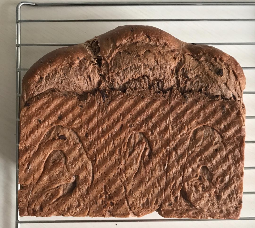 奶油巧克力吐司