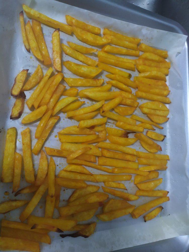 谁说孩子不能吃薯条？别人家孩子吃薯条也健康！
婴儿烤箱版薯条