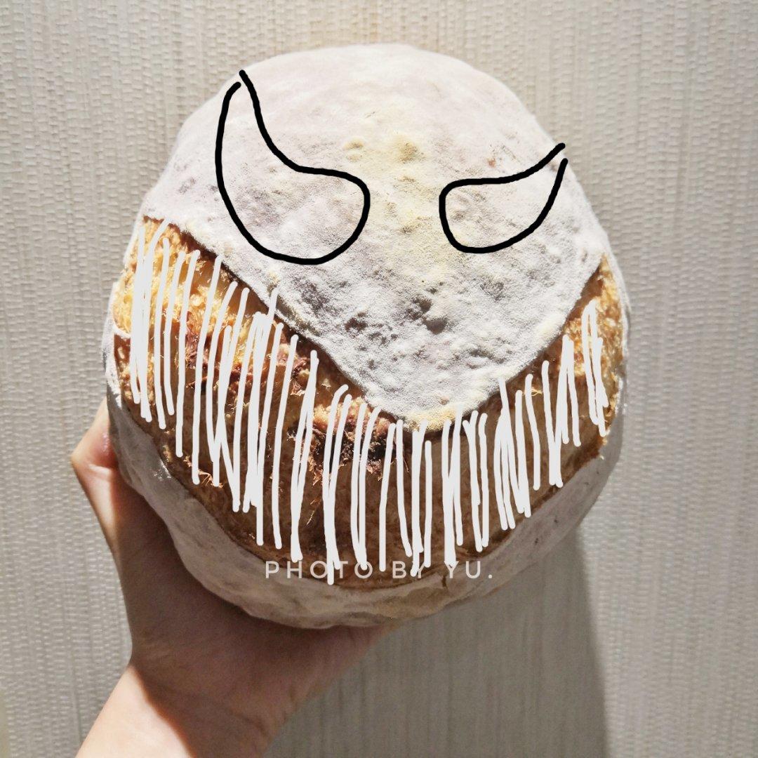 视频教程 天然酵种欧包 基础配方＆制作流程