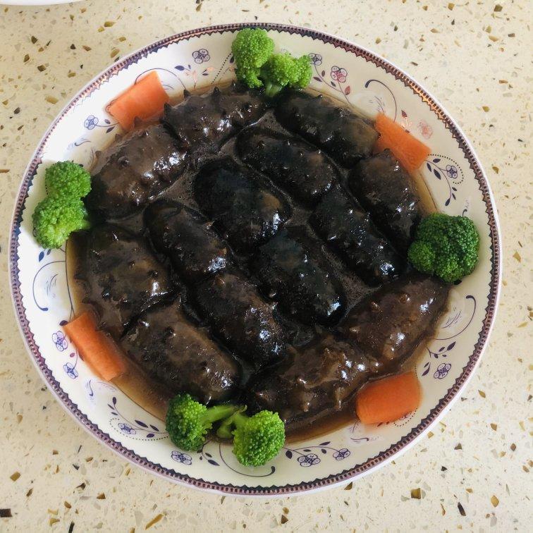 好吃的葱烧海参