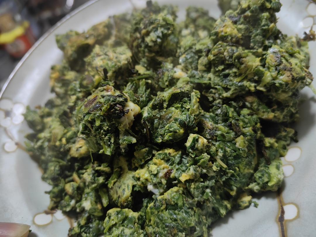 荠菜炒鸡蛋（春天的味道）