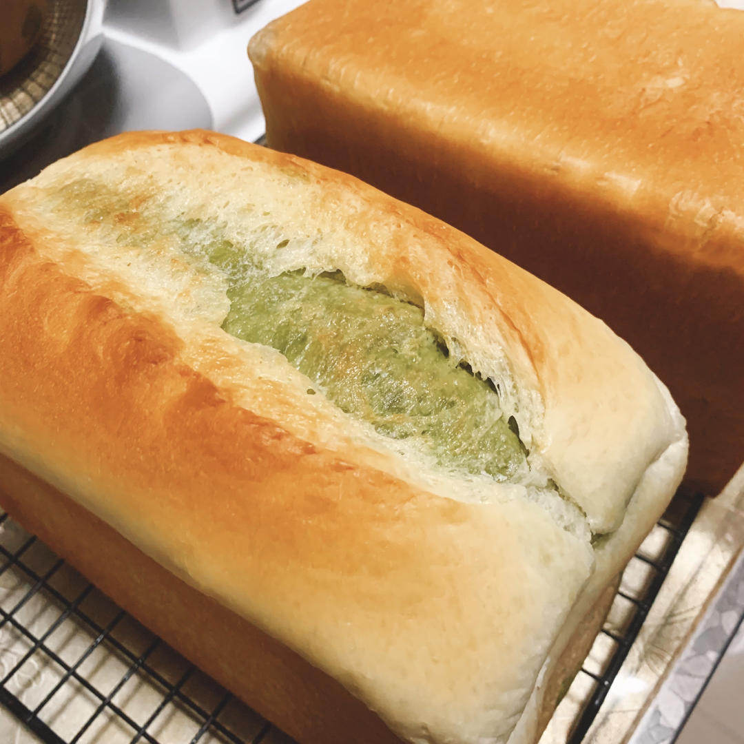 抹茶双色吐司