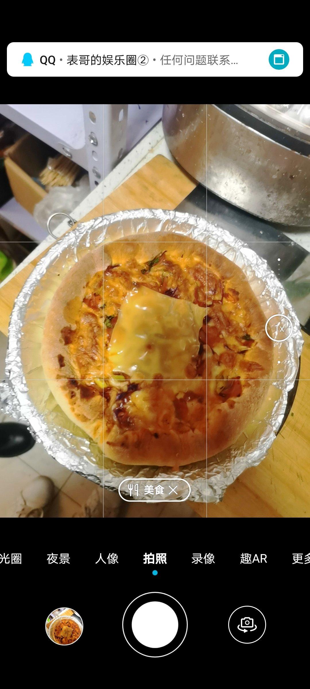 儿童版培根披萨