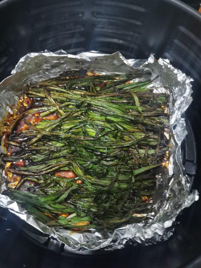 【02】🔥懒人烧烤：烤土豆、烤豆腐、烤鸡翅、烤韭菜、烤金针菇（空气炸锅版）
