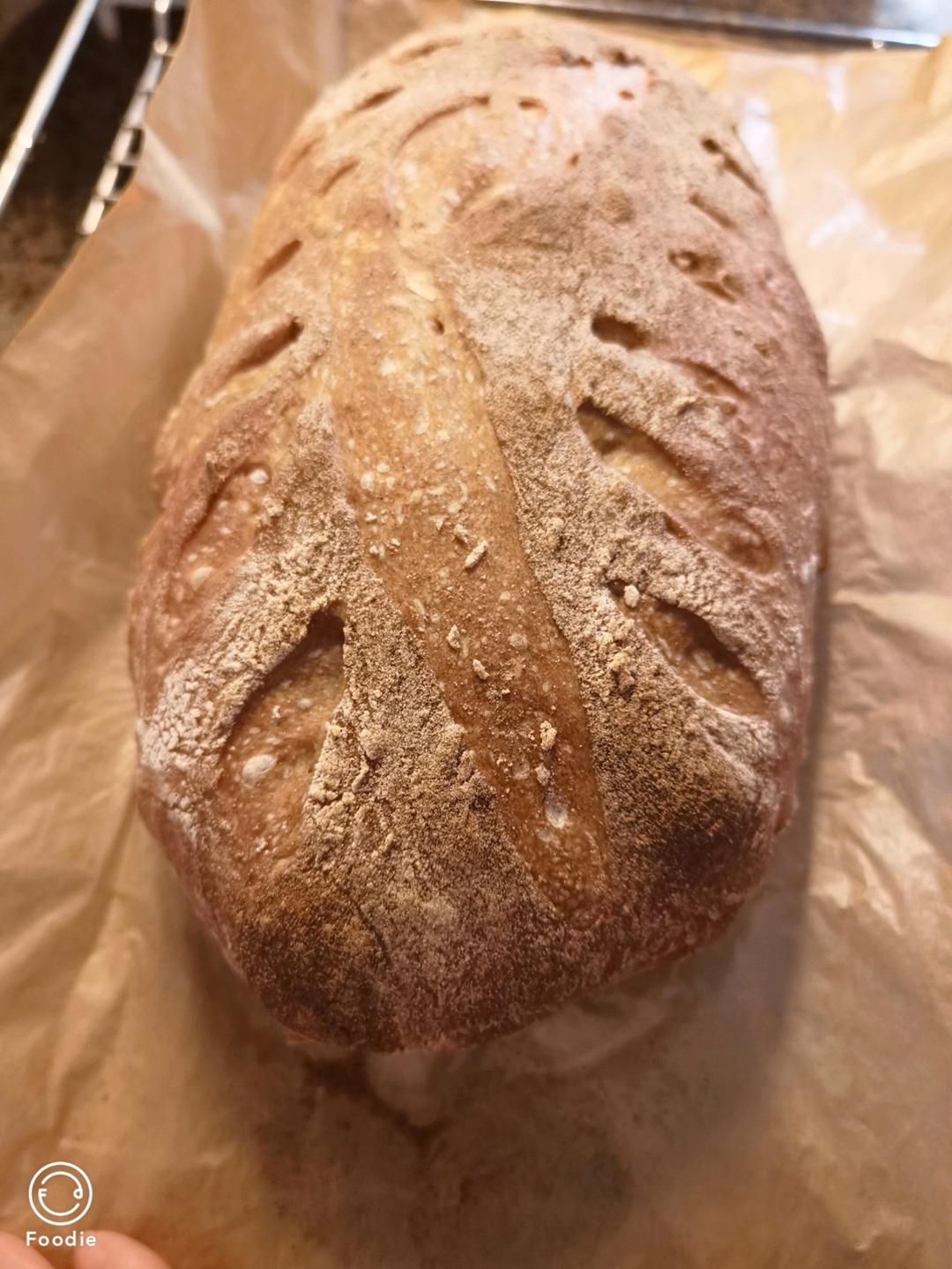 免揉💯无糖无油全麦欧包㊙️健康主食 越吃越香