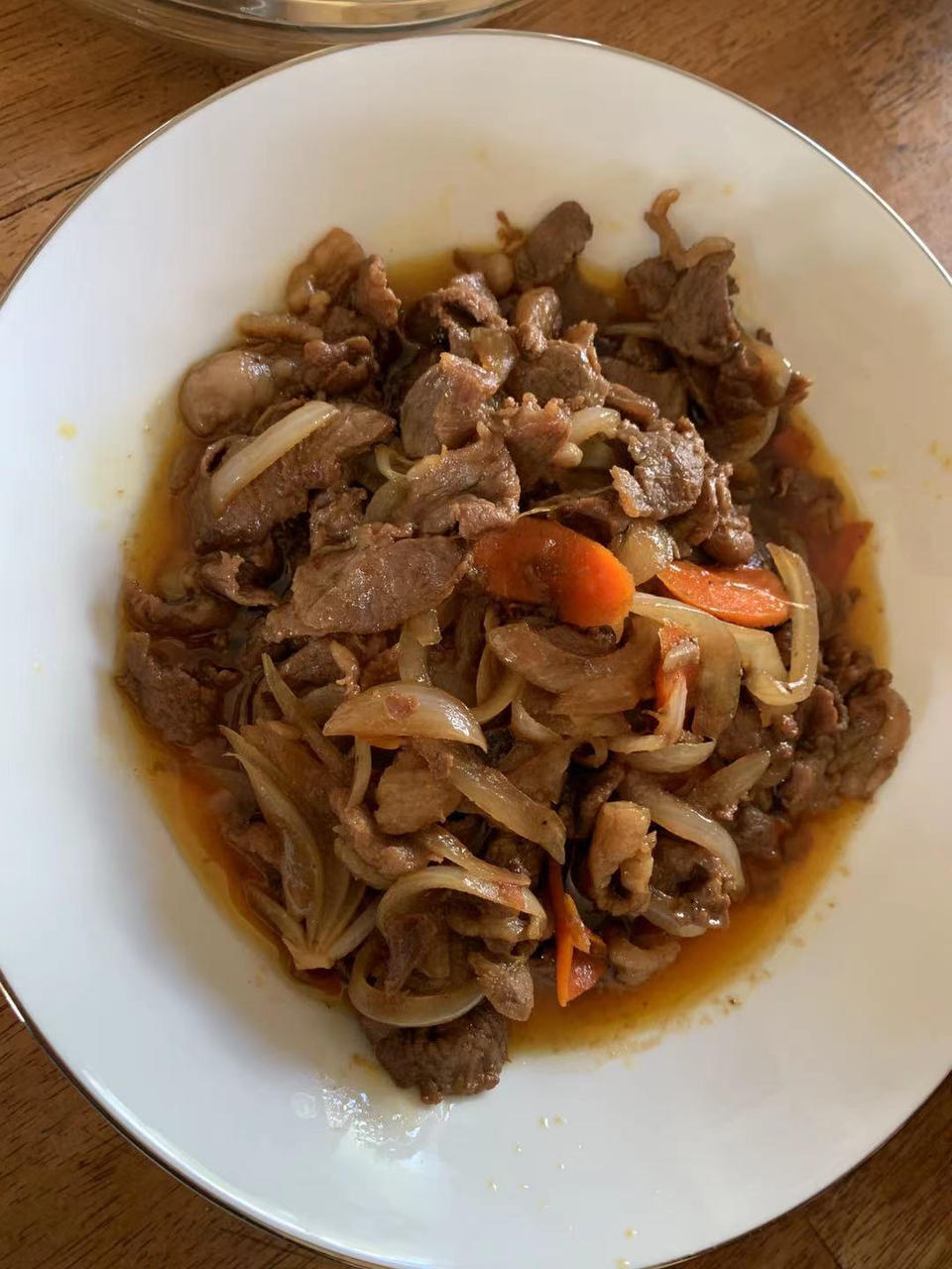 圆葱爆炒羊肉