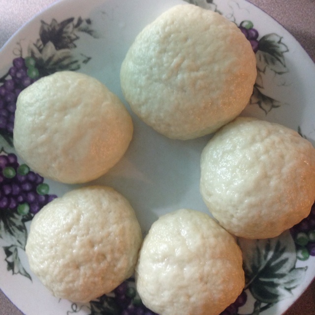 自制无油奶黄包