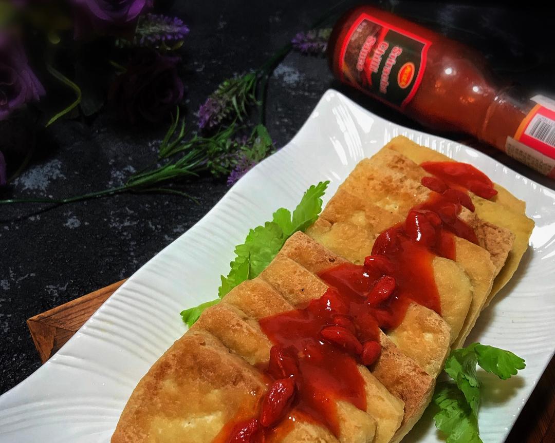 泰式甜辣酱沾煎豆腐的做法