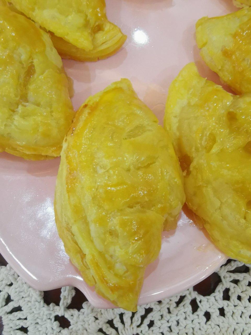 蛋挞皮版菠萝派 懒人版水果派 酥酥的派