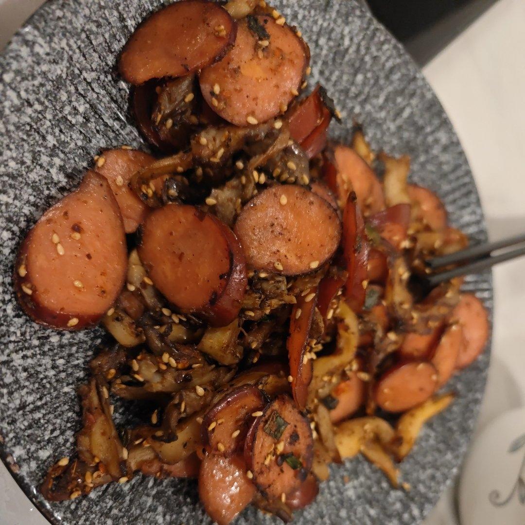 干煸平菇（有肉的味道）