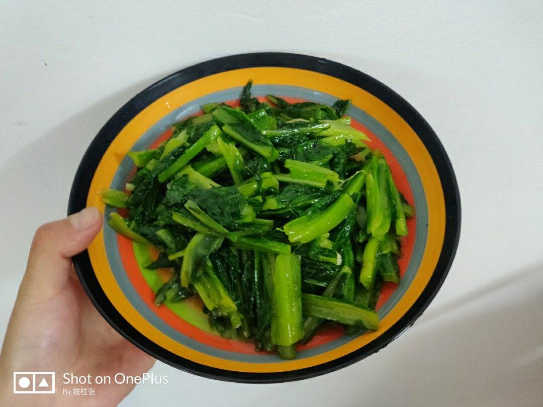 清炒油麦菜