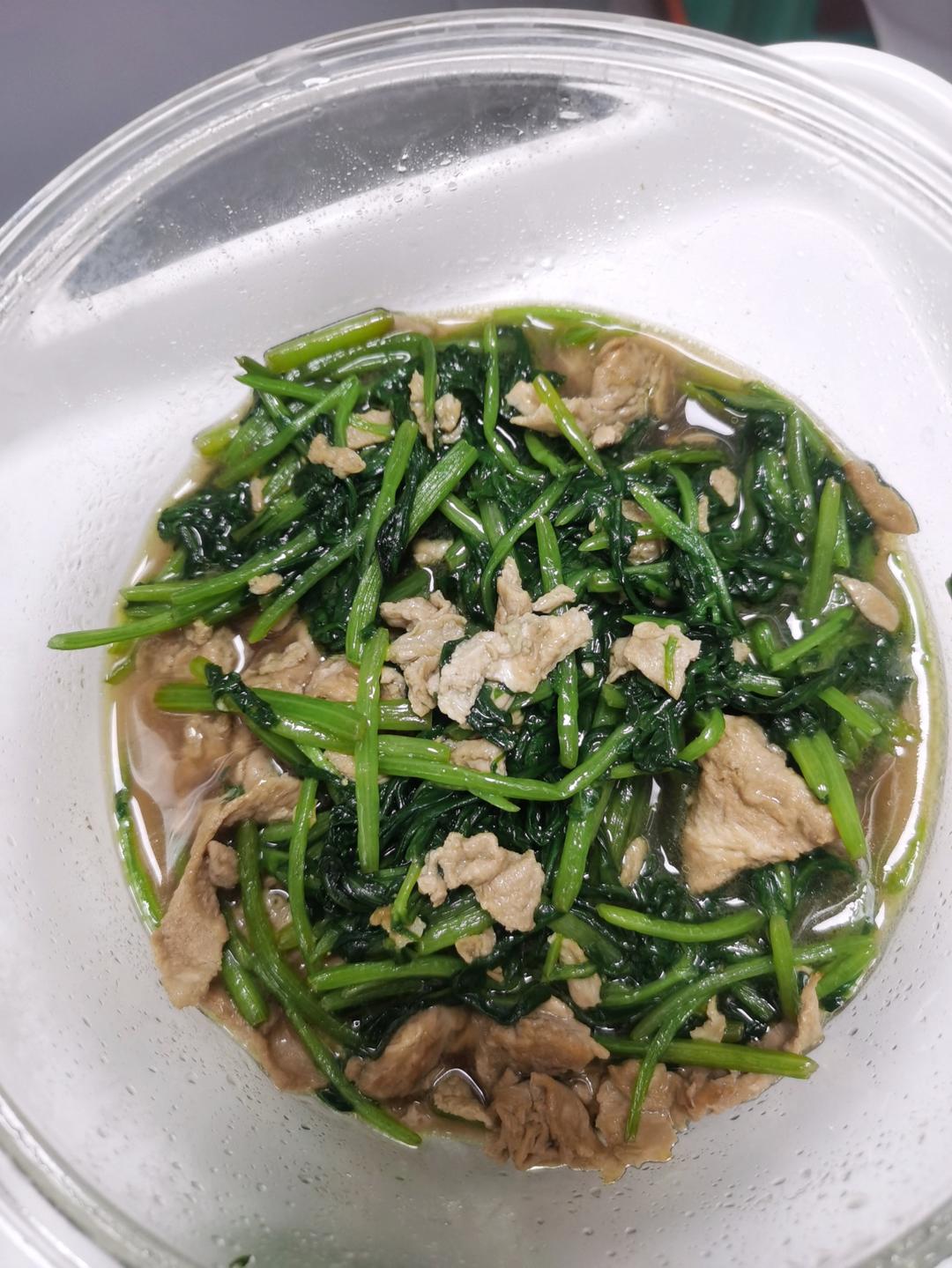茼蒿炒鸡蛋