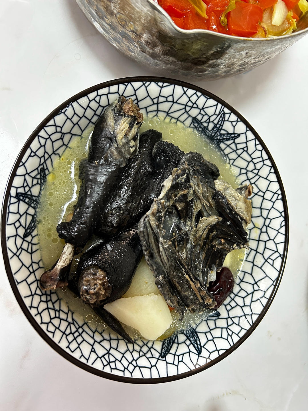 「家庭版」乌骨鸡汤💯