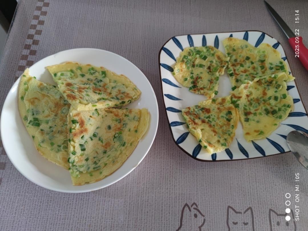 葱花鸡蛋饼