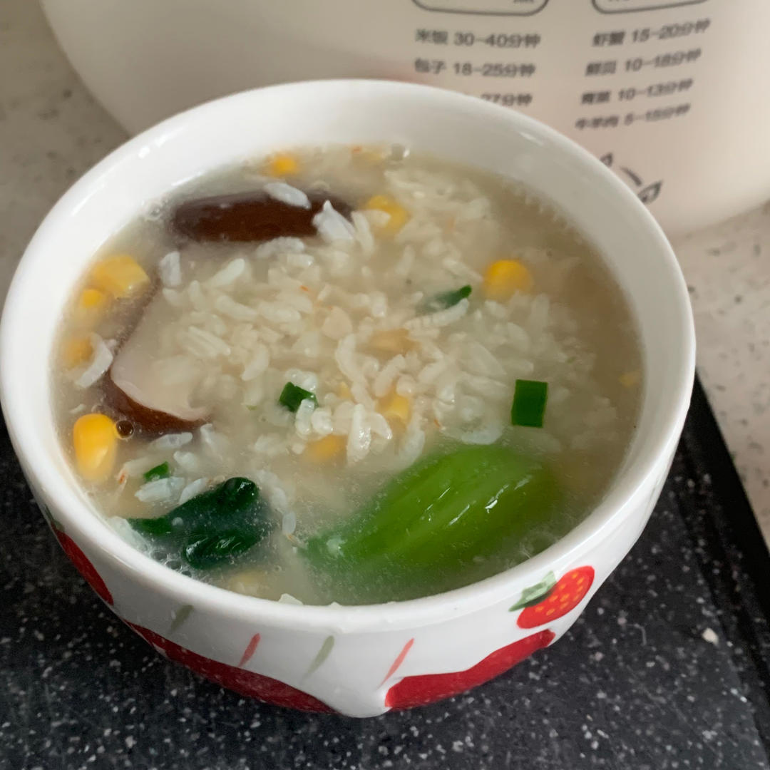 青菜粥咸粥