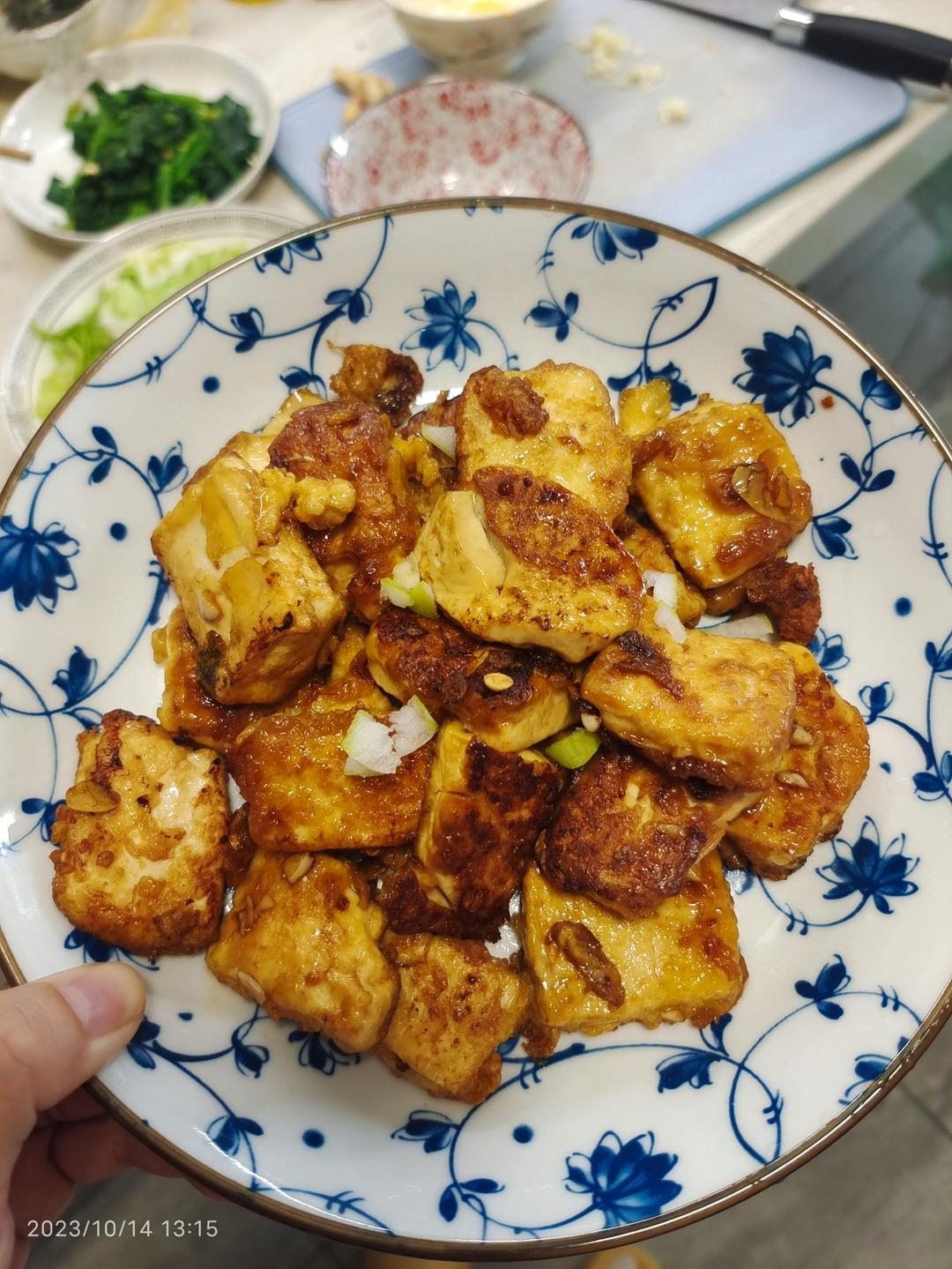 无敌好吃的香煎豆腐