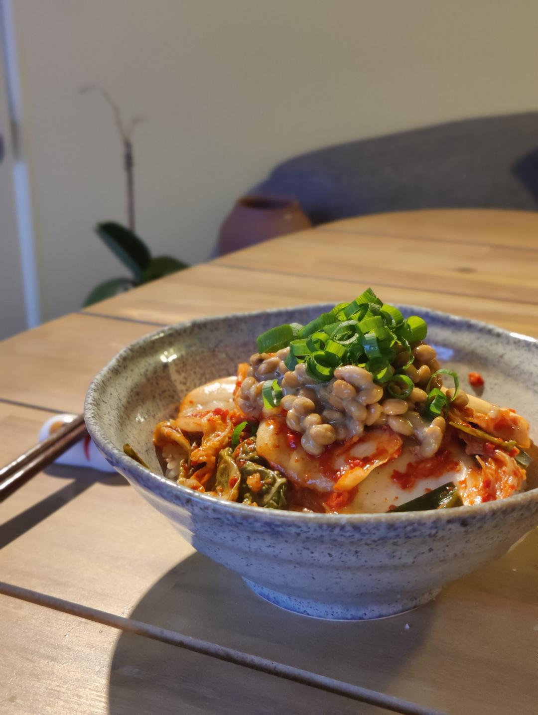 キムチ納豆（泡菜纳豆）