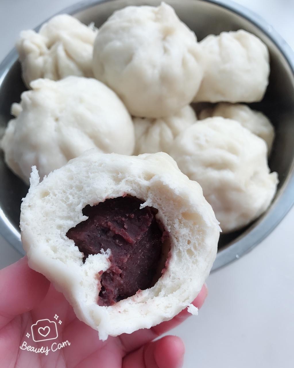 小童0523做的美味豆沙包(内附红豆馅制作方法)