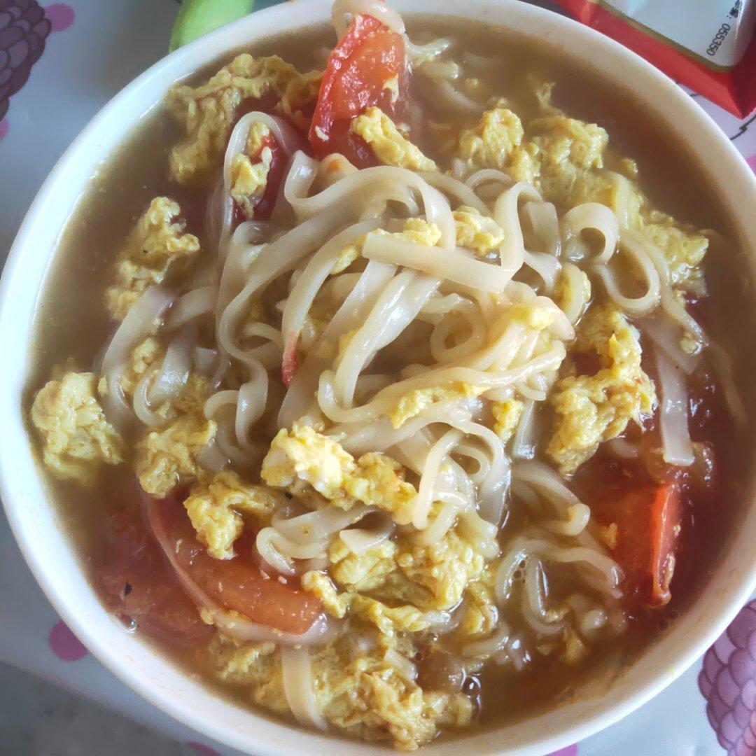 西红柿鸡蛋面-治愈系食物