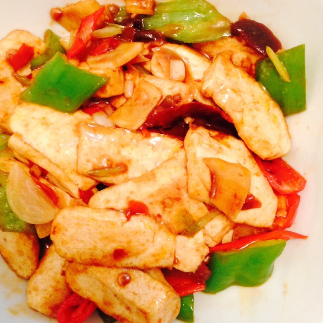 年华静好做的家常炒豆腐