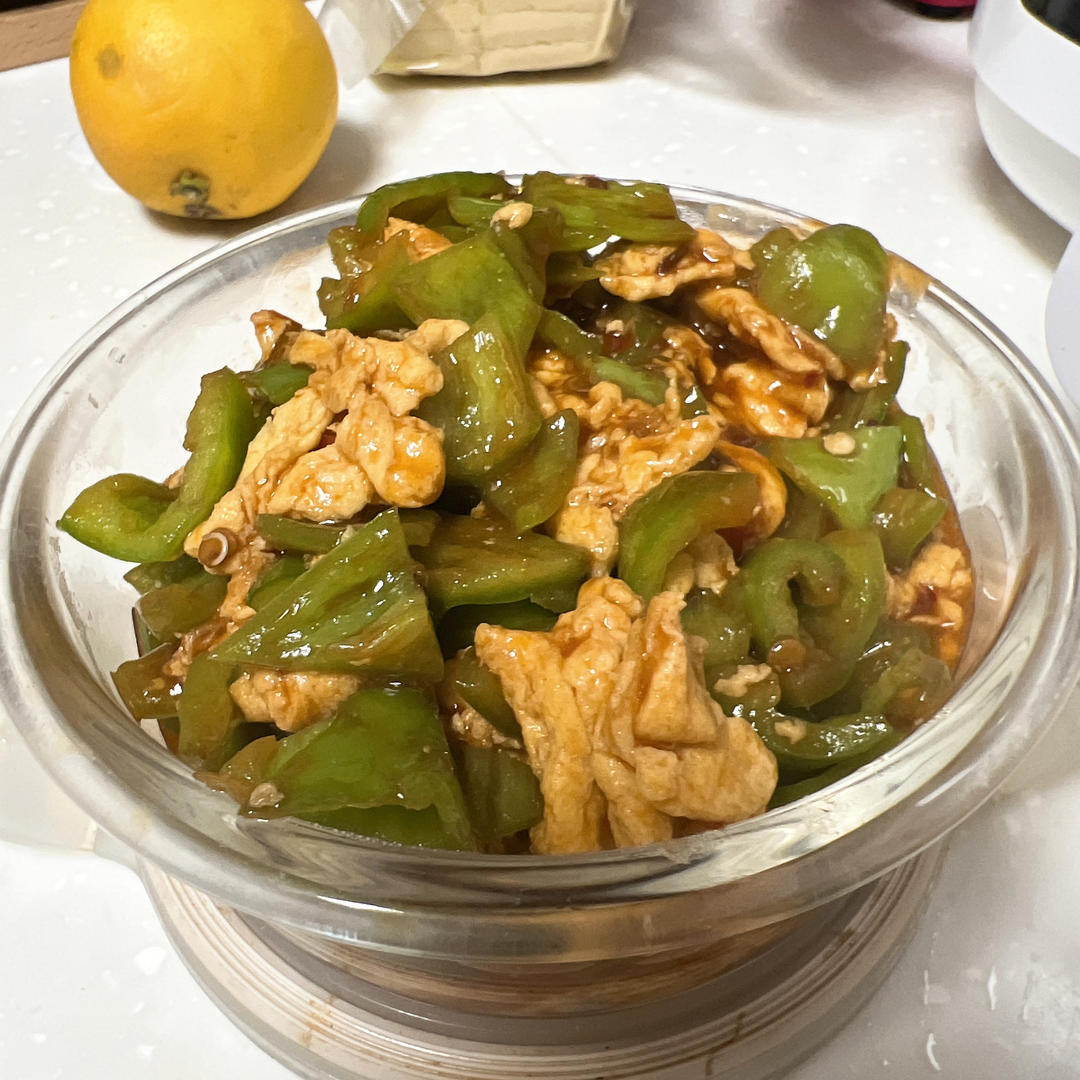 青椒酱鸡蛋