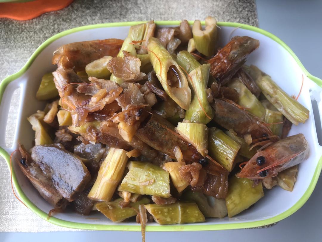 肉香笋鲜的春笋炒五花肉